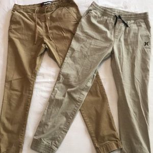 Men’s beige joggers 30w - $9 for 1 - $16 for both